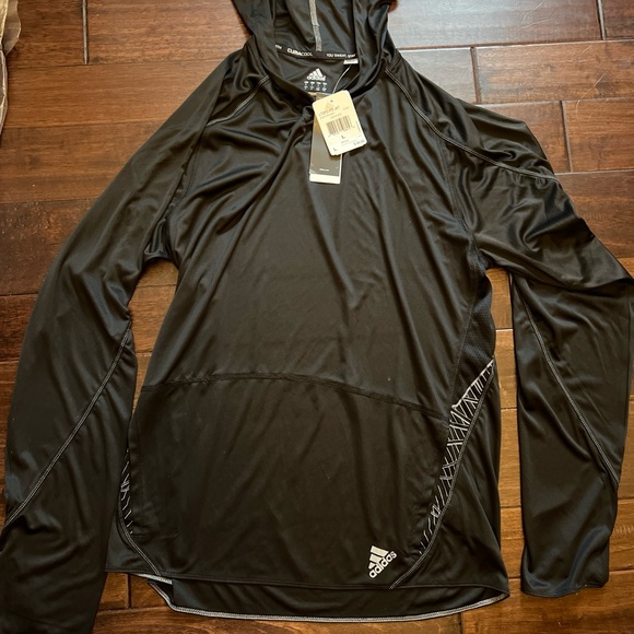 Adidas Men's Climate Control Black T-Shirt LS - Picture 3 of 10